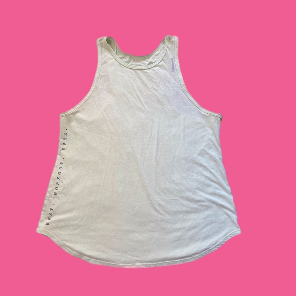 Reebok Speed Wick Athletic Workout Green Tank Top Women's